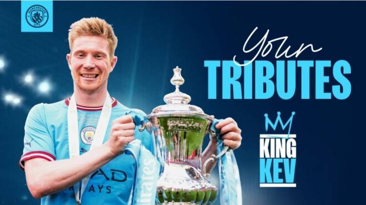 十年辉煌成就传奇！曼城官方征集球迷对德布劳内的祝福语