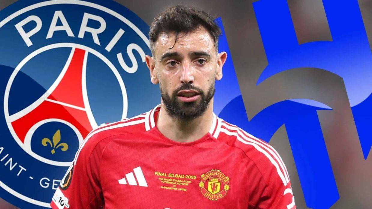 曝多达10家俱乐部欲签B费，曼联队友求他别走！拜仁巴黎与沙特1亿抢人